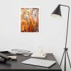 Framed Print - Canyon - Fluid Abstract Earth Tone Geo Art | Work by Eman's Gallery