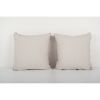 Handmade Pink Silk Ikat Velvet Pillow Cover - Set of Two Lux | Cushion in Pillows by Vintage Pillows Store