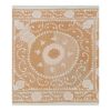 Suzani Wall Hanging Decor - Pastel Suzani Table Cloth - Uzbe | Tablecloth in Linens & Bedding by Vintage Pillows Store
