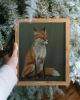 The Woodland Fox - Green Edition | Prints by The Ugly Cat Studio