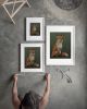 Woodland Fox Art Print, Spring Green Nature Wall Art | Prints in Paintings by The Ugly Cat Studio