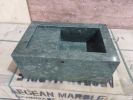 Handmade Verde Green Marble Sink: Wall Mount Washbasin (16”x24”x10”) | Water Fixtures by AEGEAN MARBLE ARTISAN ATELIER