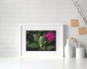 Photograph • Garden Caterpillar, Nature Photography, Floral | Photography by Honeycomb. Item made of metal & paper