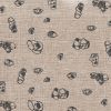 Polygonal: Chalk, Charcoal | Fabric in Linens & Bedding by Philomela Textiles & Wallpaper. Item made of canvas