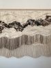 Textured Woven Wall Hanging, Earth Tone Fibers "The Story" | Macrame Wall Hanging in Wall Hangings by Rebecca Whitaker Art. Item made of cotton with fiber works with boho & contemporary style