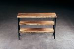 Live Edge Maple Shelving | Storage by Urban Lumber Co.. Item made of maple wood with metal
