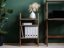 Mid century modern, Home Office, Scandinavian Bookcase | Book Case in Storage by Plywood Project. Item made of oak wood works with minimalism & mid century modern style