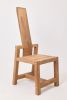 Massive Oak Armchair, Rustic, Burnt Wood, Black, Charred, Handmade | Chairs by Logniture