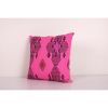 Turkish Pink Kilim Pillow Cover, Handwoven Bohemian Cushion | Pillows by Vintage Pillows Store