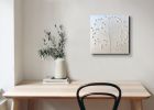 Dandelion wall art, textured painting, large wall art | Oil And Acrylic Painting in Paintings by Natasha Kanevski. Item composed of canvas in minimalism or contemporary style
