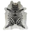 Luxury Natural Animal Print, Zebra Cowhide  | FREE FORM HIDE | Area Rug in Rugs by KAYMANTA | Luxury Rug Makers