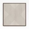 Geo X in Fog by DSCVR Art Framed Canvas Wall Art | Prints in Paintings by ArtCollectiv