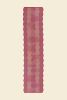 Organic Cotton/Viscose Table Runner in Red | Linens & Bedding by BOI. Item composed of cotton