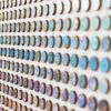 Eight Hundred and Eighty Map Dots Rainbow Collage, Landscape | Paintings by Amelia Coward