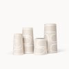 Sand Outline Pillar Vase | Vases & Vessels by Franca NYC. Item composed of ceramic compatible with boho and minimalism style