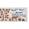 Suzani Horse Pictorial Tribal Tapestry - Uzbek Table Cloth - | Tablecloth in Linens & Bedding by Vintage Pillows Store