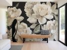 Painted Peony — Bold Florals Luxury Wallpaper Mural | Wall Treatments by ELLE WALLS