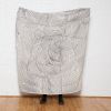 Cocoon Reversible Throw | Ceniza/smoke | Linens & Bedding by Jill Malek Wallpaper. Item made of cotton
