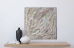 Abstract beige wall art beige white wall art earth tones | Oil And Acrylic Painting in Paintings by Berez Art. Item made of canvas