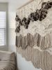 Textured Woven Wall Hanging, Earth Tone Fibers "The Story" | Macrame Wall Hanging in Wall Hangings by Rebecca Whitaker Art. Item made of cotton with fiber works with boho & contemporary style