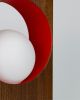 Gemma Round | Red Accent | Pendants by La Loupe