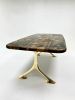 Custom Order Walnut Transparent Green Epoxy Table - Epoxy | Dining Table in Tables by TigerWoodAtelier. Item made of walnut works with minimalism & contemporary style