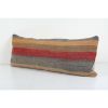 Striped Bohemian Bedding Wool Kilim Pillow Cover, Handmade | Sham in Linens & Bedding by Vintage Pillows Store. Item composed of cotton and fiber
