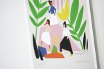 Hurdles Print | Prints by Leah Duncan. Item made of paper compatible with mid century modern and contemporary style