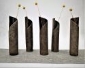 Tall Ceramic Vase, Rustic Pottery Vase, Clay Vase, Handmade | Vases & Vessels by YomYomceramic. Item composed of ceramic