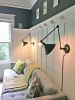 Plug in Swinging Adjustable Wall Light - Industrial Sconce | Sconces by Retro Steam Works. Item made of metal works with industrial style