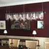 Industrial Banqueting Linear Suspension Blk Steel Chandelier | Chandeliers by Michael McHale Designs. Item composed of metal and glass