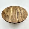 Custom Order Table - Walnut Round Dining Table - Live Edge | Tables by TigerWoodAtelier. Item composed of walnut compatible with minimalism and contemporary style