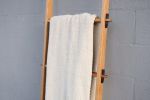 Alt-Tusked Throw Ladder | Rack in Storage by Oliver Inc. Woodworking. Item made of oak wood