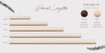 Wooden Dowels | Hardware by Keyaiira | leather + fiber | Artist Studio in Santa Rosa. Item composed of walnut