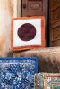 Bauhaus Floor Cushion (Reverse) | Pillows by CQC LA. Item composed of cotton