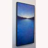 Blue Monday | Oil And Acrylic Painting in Paintings by Victoria Veedell. Item made of canvas with synthetic works with contemporary style