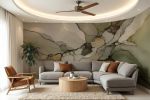 Green Earth — Abstract Luxury Wallpaper Mural | Wall Treatments by ELLE WALLS