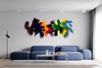 Oversized Multicolor Wall Art /Transparent Acrylic Art/ Wall | Wall Sculpture in Wall Hangings by uniQstiQ