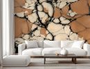 Terracotta Stone — Abstract Luxury Wallpaper Mural | Wall Treatments by ELLE WALLS