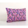 Uzbek Pink Roller Printed Cotton Fabric Panel, Mid-20th Cent | Cushion in Pillows by Vintage Pillows Store