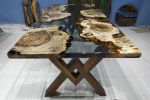 Special Tree Smoke Epoxy Table, Luxury Furniture Vivid Edge | Dining Table in Tables by LuxuryEpoxyFurniture. Item composed of wood & synthetic