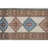 Handknotted Soft Blue and White Turkish Oushak Rug | Area Rug in Rugs by Vintage Pillows Store. Item made of cotton