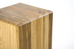 "Monolith" Side Table | Tables by THE IRON ROOTS DESIGNS. Item made of oak wood