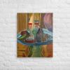 Canvas Print - Table of Echoes - Surrealist Interior Scene | Work by Eman's Gallery