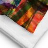 Towel - Organic Life - Abstract Colorful Geometric Art | Work by Eman's Gallery