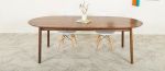 Walnut Extendable Oval Dining Table "The Payne" (Quick Ship/ | Tables by MODERNCRE8VE. Item composed of walnut