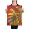 Canvas Print - Solar Burst - Geometric Abstract Art | Work by Eman's Gallery