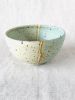 Bowl, Rice Bowl, Japanese Chawan - Seafoam, Modern Handmace Ceramics | Dinnerware by Tomoko Ceramics