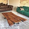 Live Edge Custom Solid Wooden End Coffee Table | Tables by Ironscustomwood. Item composed of walnut and metal