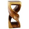Haussmann® Wood Double Twist Stool Table 14 in SQ x 30 in | Chairs by Haussmann®